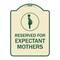 Signmission Reserved for Expectant Mothers W/ Graphic Heavy-Gauge Aluminum Sign, 18" L, 24" H, TG-1824-23202 A-DES-TG-1824-23202 - alternate 1